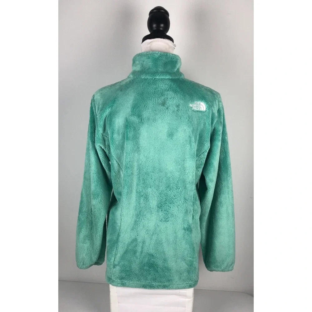 The North Face Girls XL Osalita Jacket Green Fleece Soft Cozy
